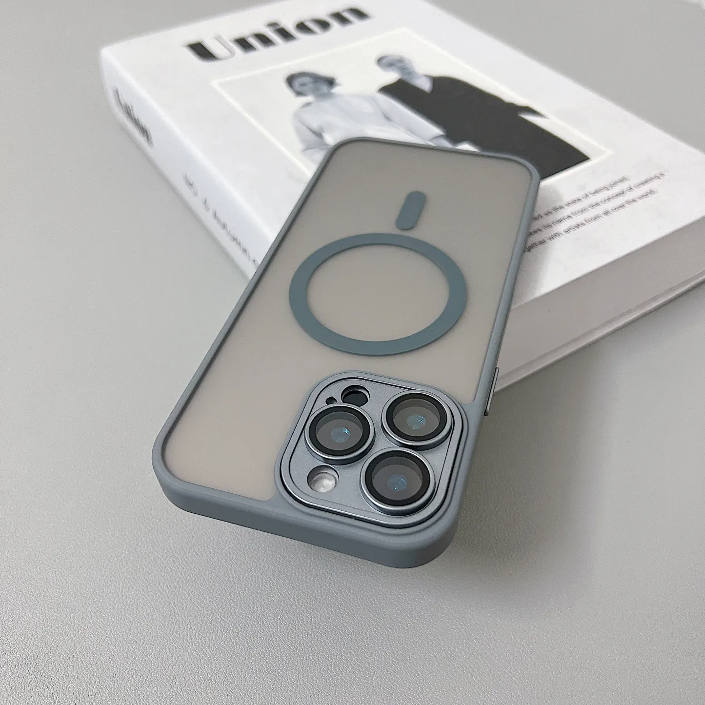 Matte Magnetic Armor iPhone Case (MagSafe Ready)-NookShell