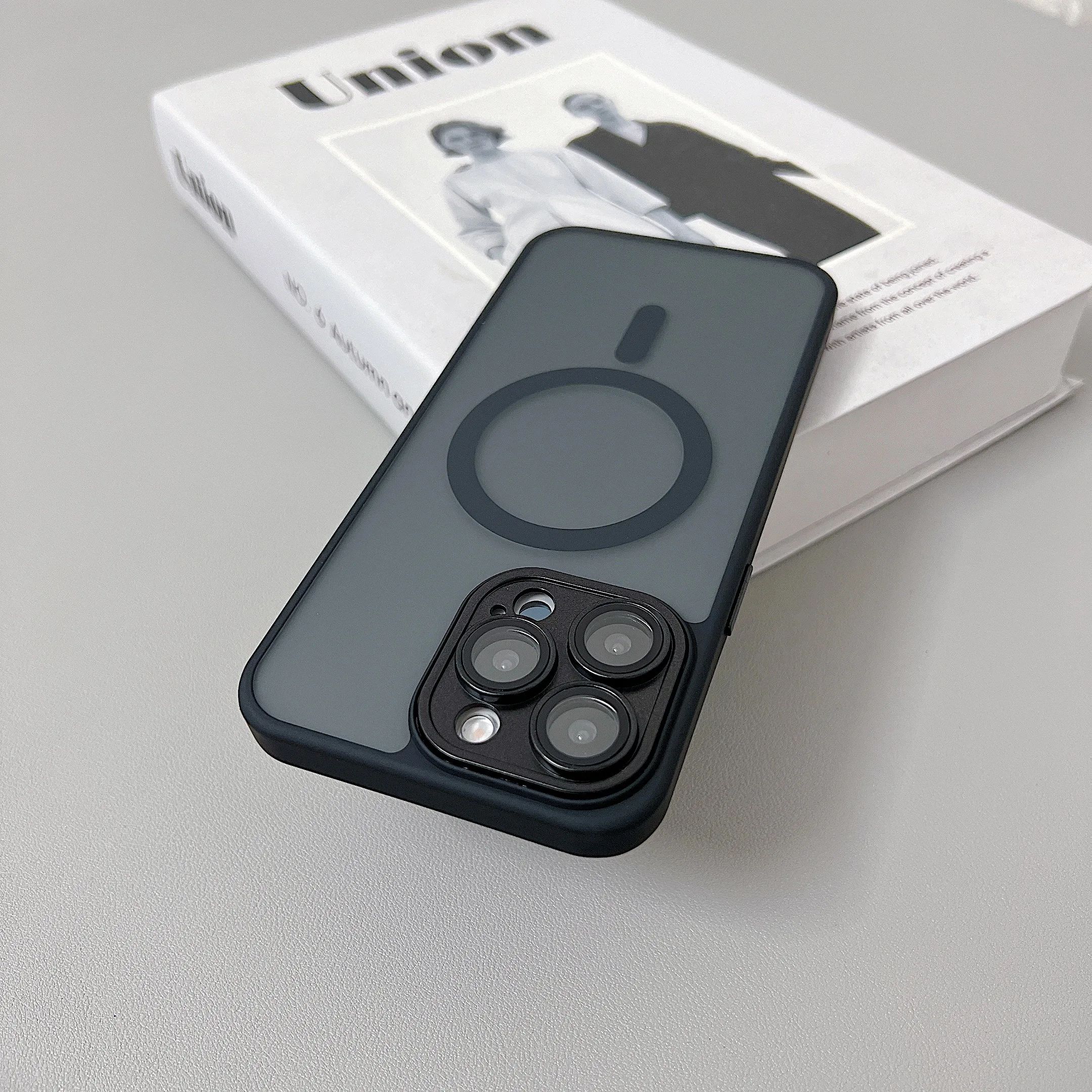 Matte Magnetic Armor iPhone Case (MagSafe Ready)-NookShell