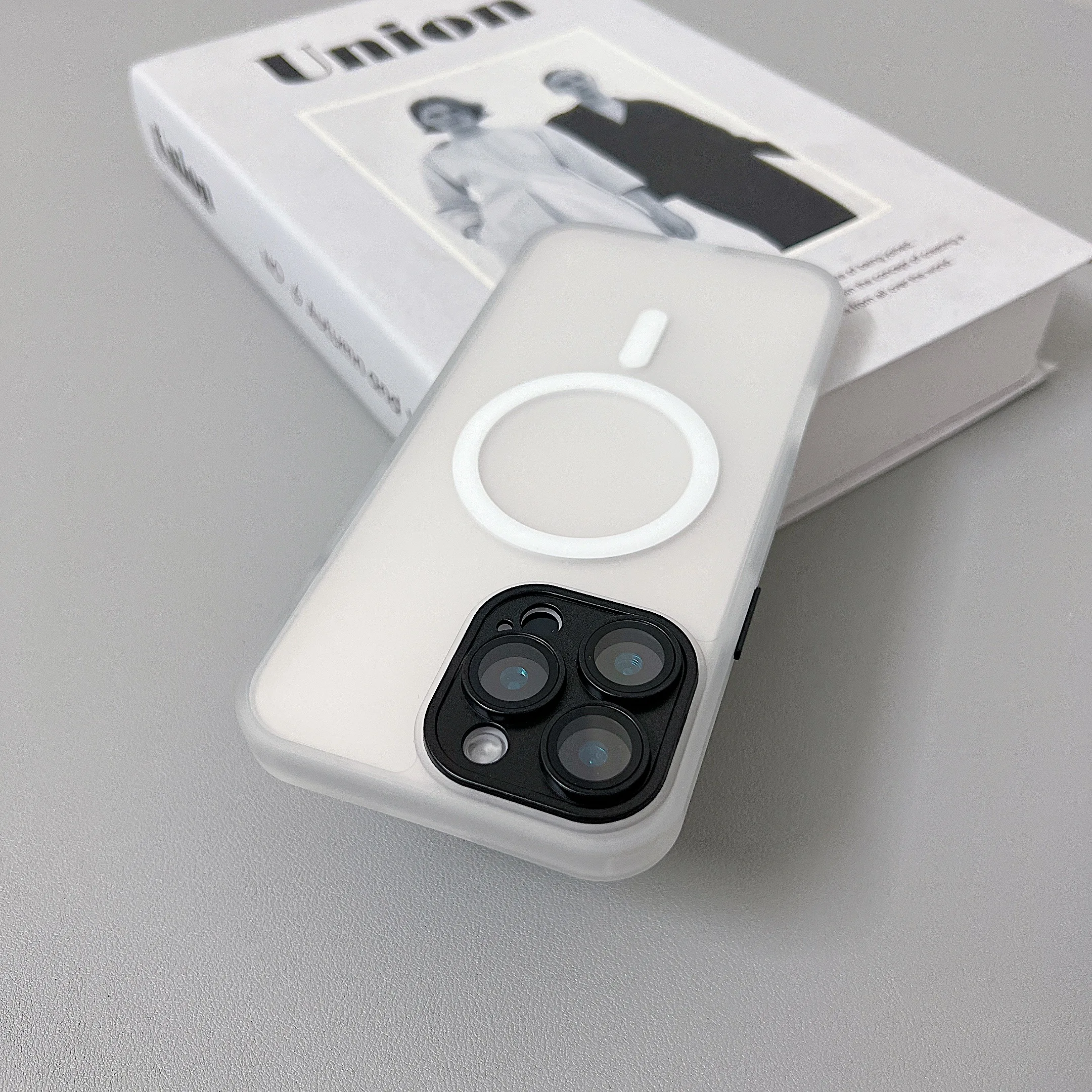 Matte Magnetic Armor iPhone Case (MagSafe Ready)-NookShell