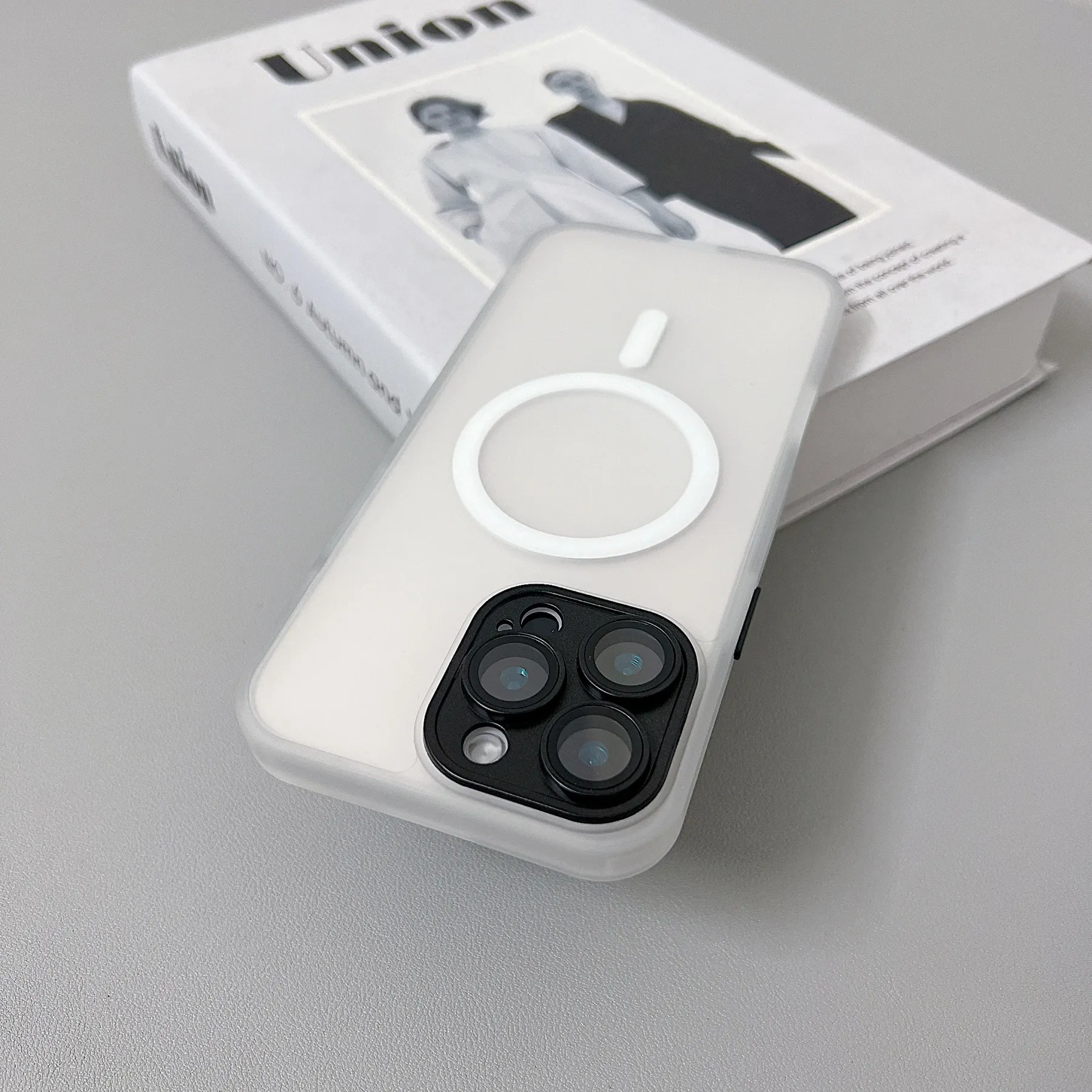 Matte Magnetic Armor iPhone Case (MagSafe Ready)-NookShell