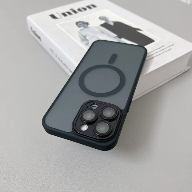 Matte Magnetic Armor iPhone Case (MagSafe Ready)-NookShell