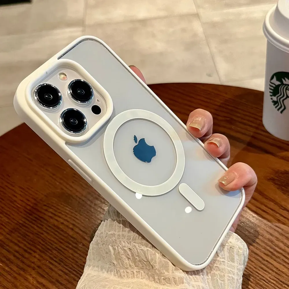 Luxury MagSafe Clear Case for iPhone-NookShell