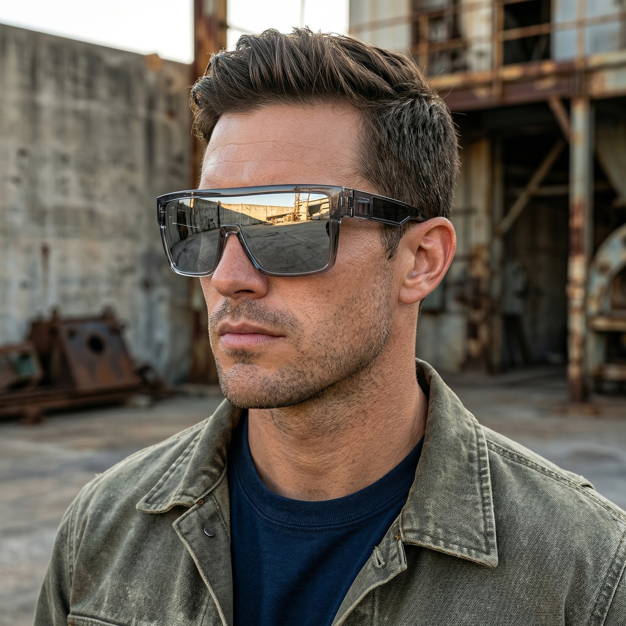 ⚡Hot Sales 49% OFF🔥ANSI Z87+ Safety Sunglasses Mirrored Colored Lens Side Protection Removable Side Shields Eye Protection