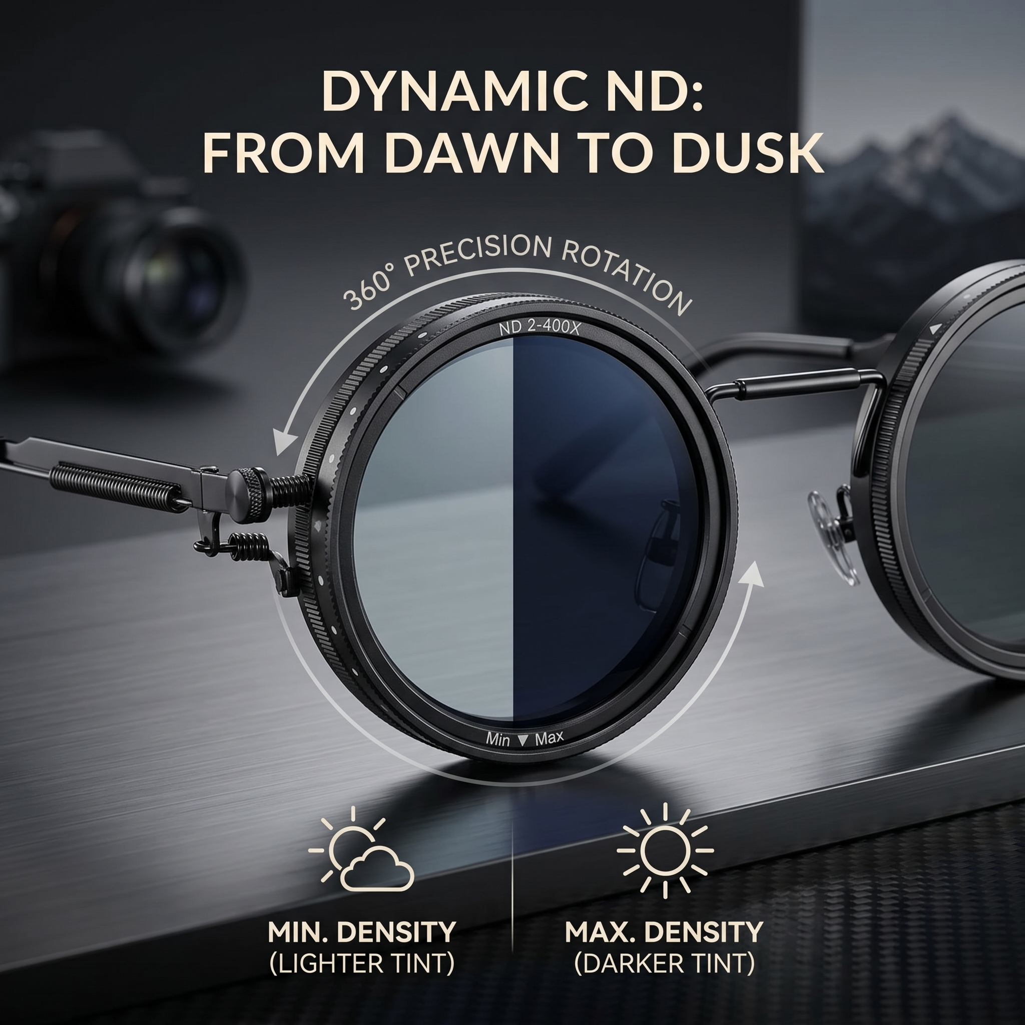 💥Last Day Promotion 49% OFF -🌟Retro Adjustable Tint Polarized Sunglasses