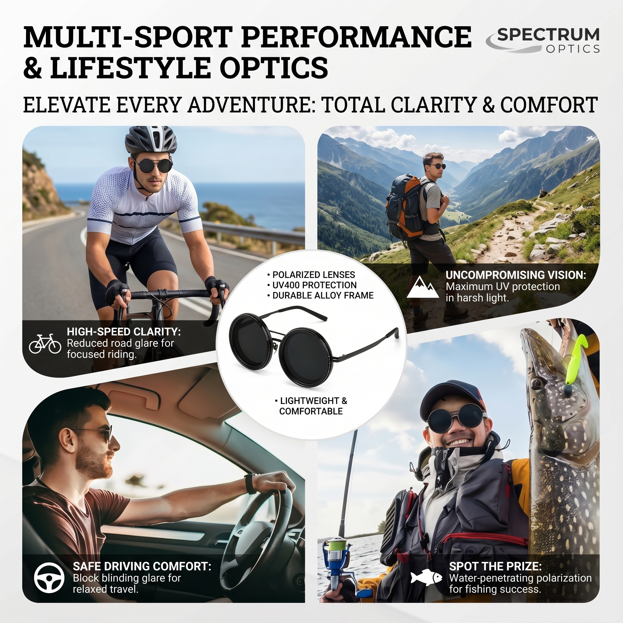 💥Last Day Promotion 49% OFF -🌟Retro Adjustable Tint Polarized Sunglasses