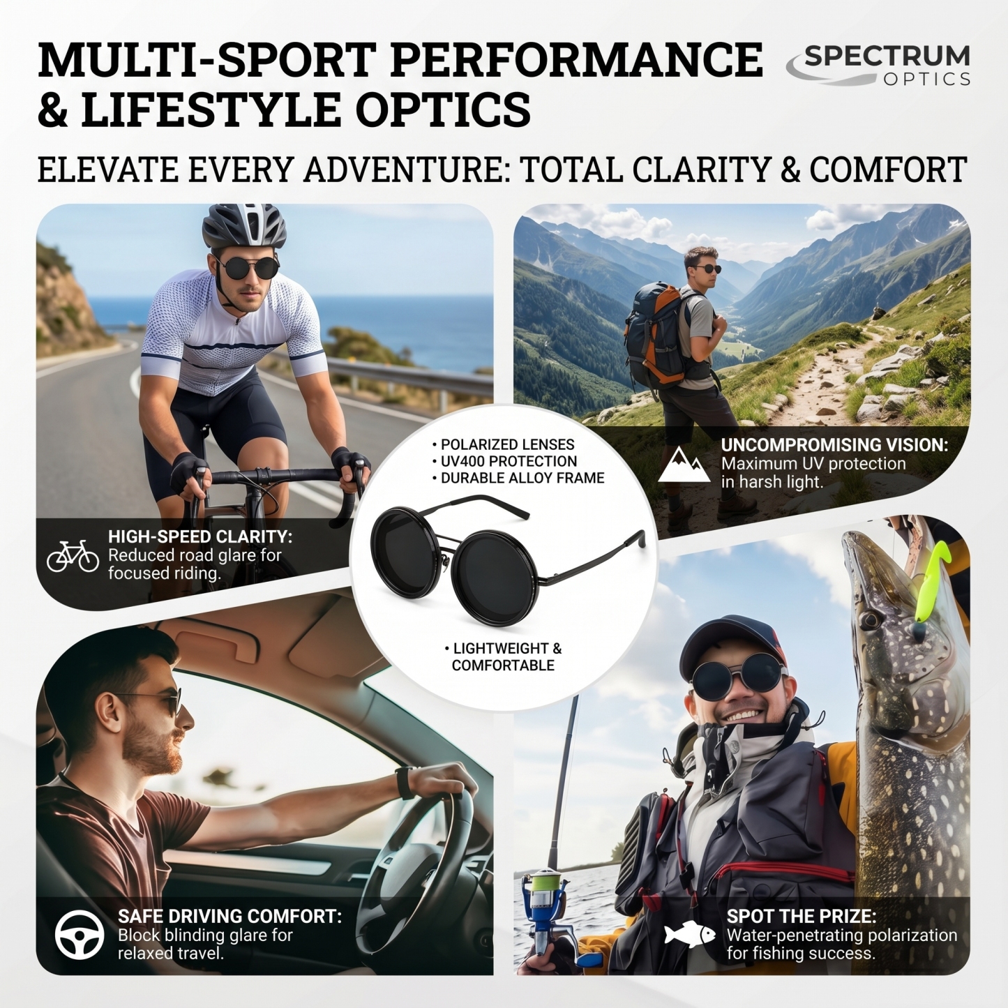 💥Last Day Promotion 49% OFF -🌟Retro Adjustable Tint Polarized Sunglasses