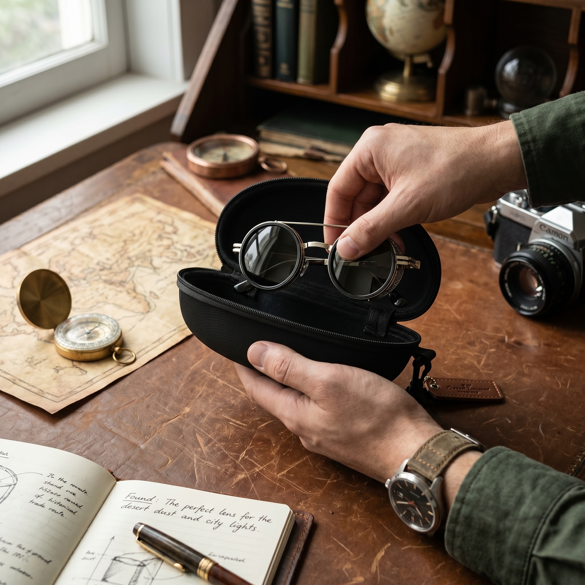 💥Last Day Promotion 49% OFF -🌟Retro Adjustable Tint Polarized Sunglasses