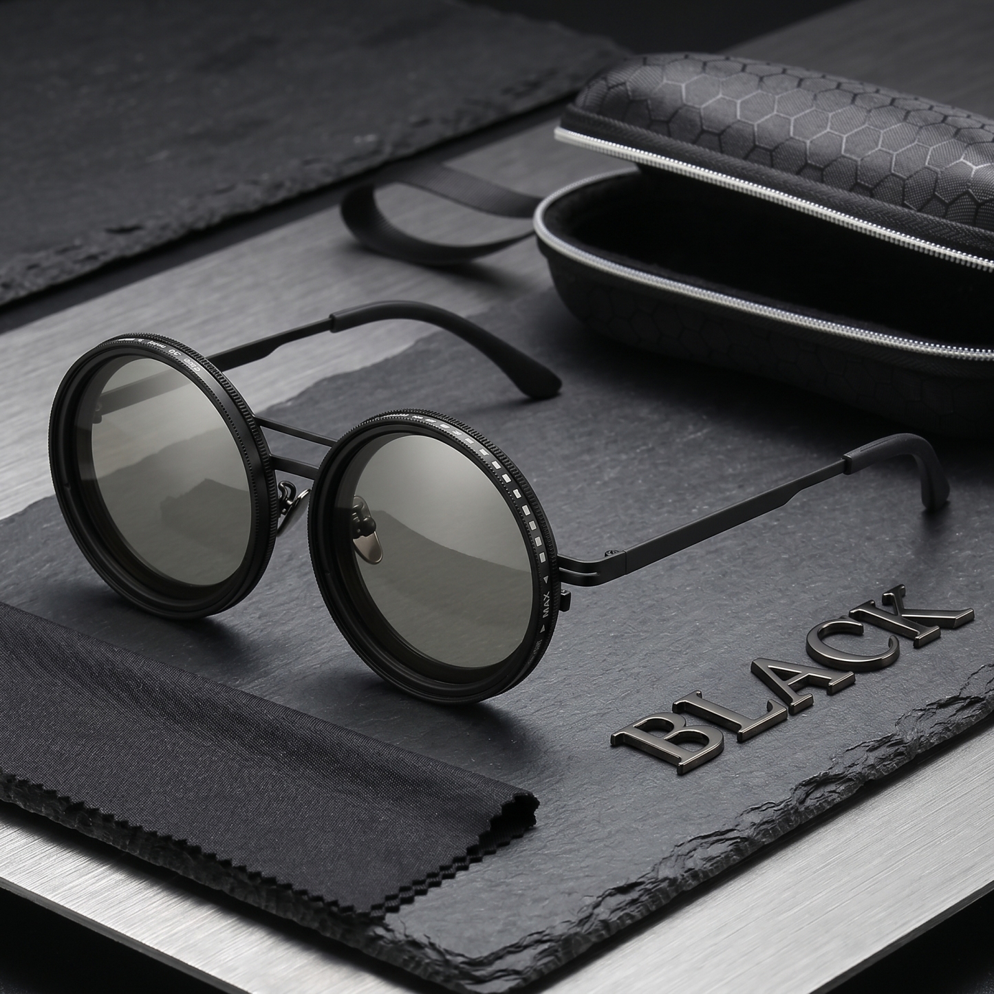💥Last Day Promotion 49% OFF -🌟Retro Adjustable Tint Polarized Sunglasses