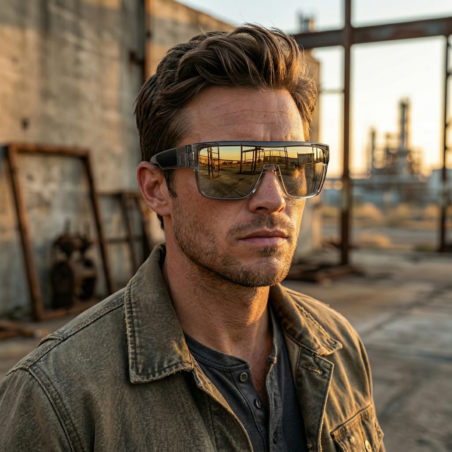 ⚡Hot Sales 49% OFF🔥ANSI Z87+ Safety Sunglasses Mirrored Colored Lens Side Protection Removable Side Shields Eye Protection