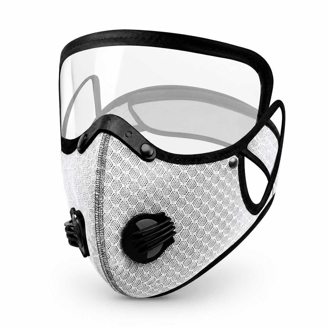 Protective Riding Face Mask With Removable Eye Shield