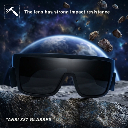 ⚡Hot Sales 49% OFF🔥ANSI Z87+ Safety Sunglasses Mirrored Colored Lens Side Protection Removable Side Shields Eye Protection