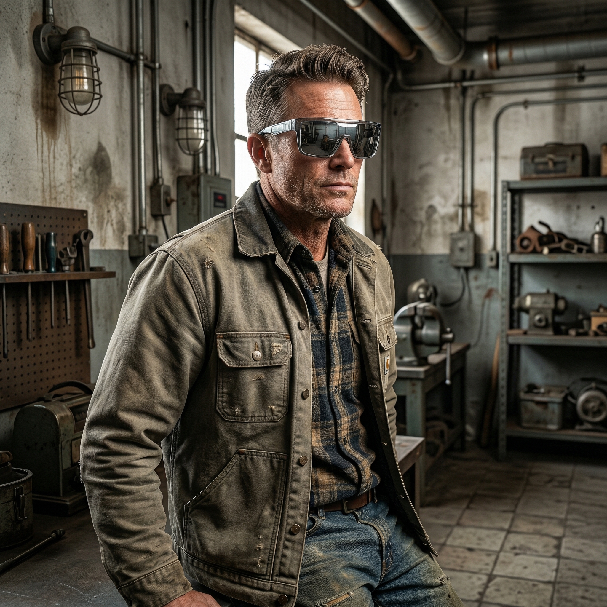 ⚡Hot Sales 49% OFF🔥ANSI Z87+ Safety Sunglasses Mirrored Colored Lens Side Protection Removable Side Shields Eye Protection