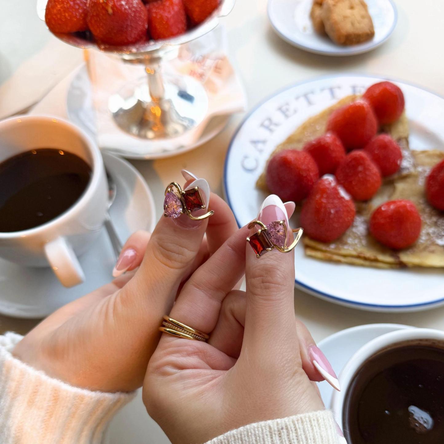 Final Sale🔥-Double Birthstones Infinity Bonds Ring[Last Day!]
