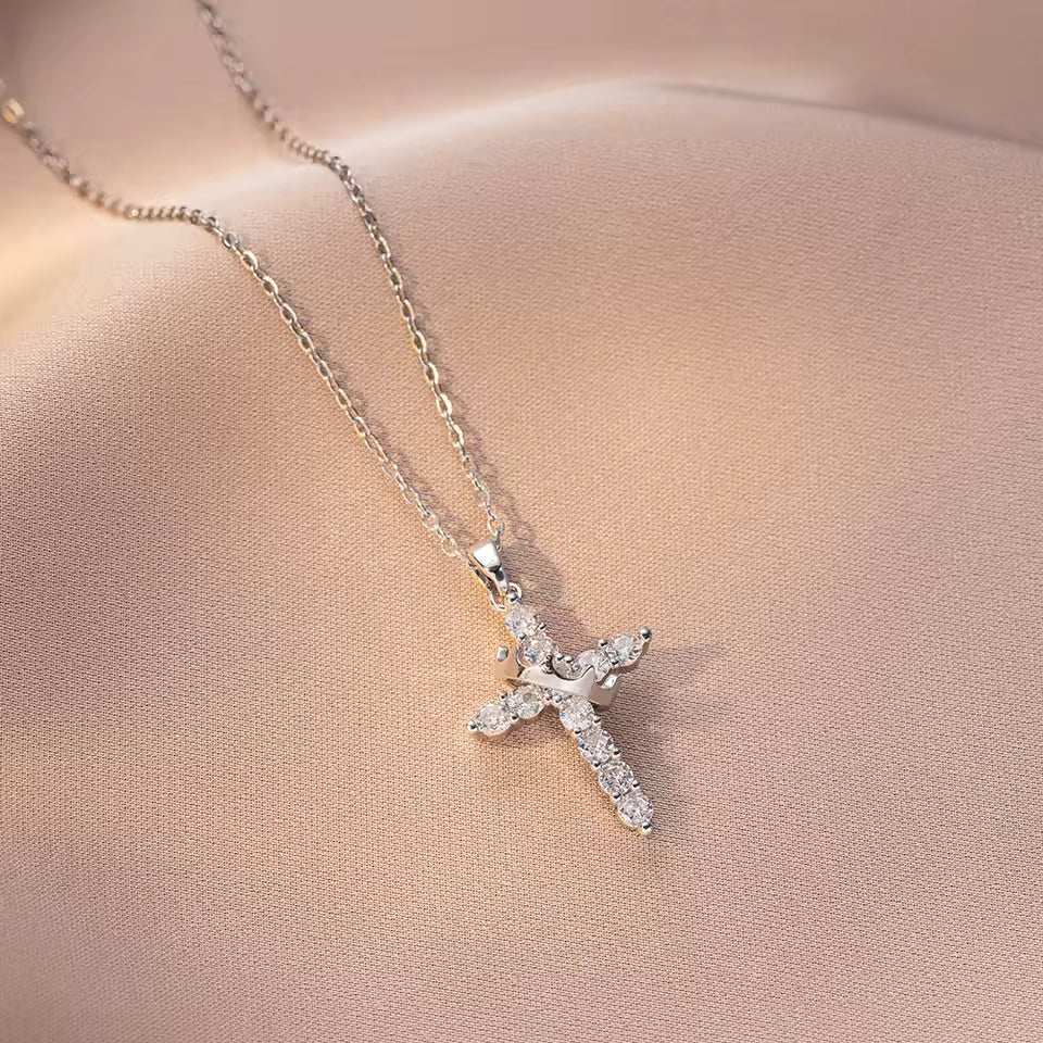 【LAST DAY 49% OFF】Crown Cross Necklace