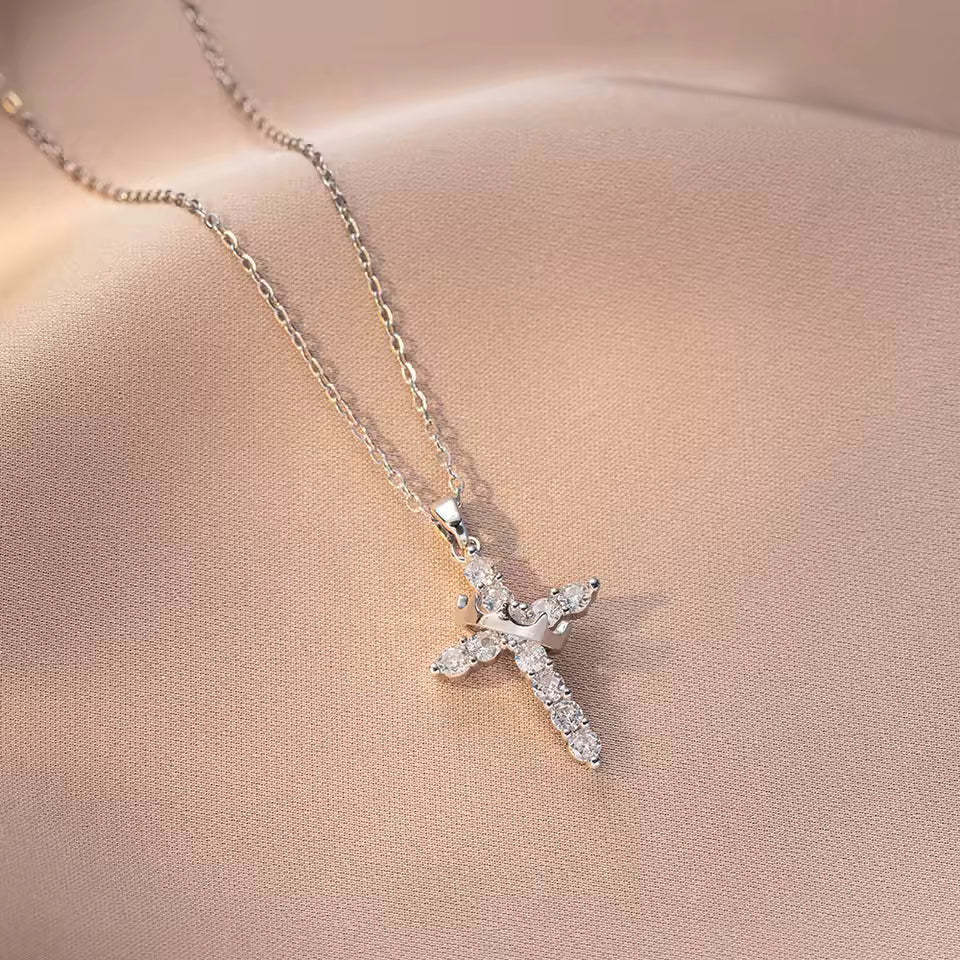 【LAST DAY 49% OFF】Crown Cross Necklace