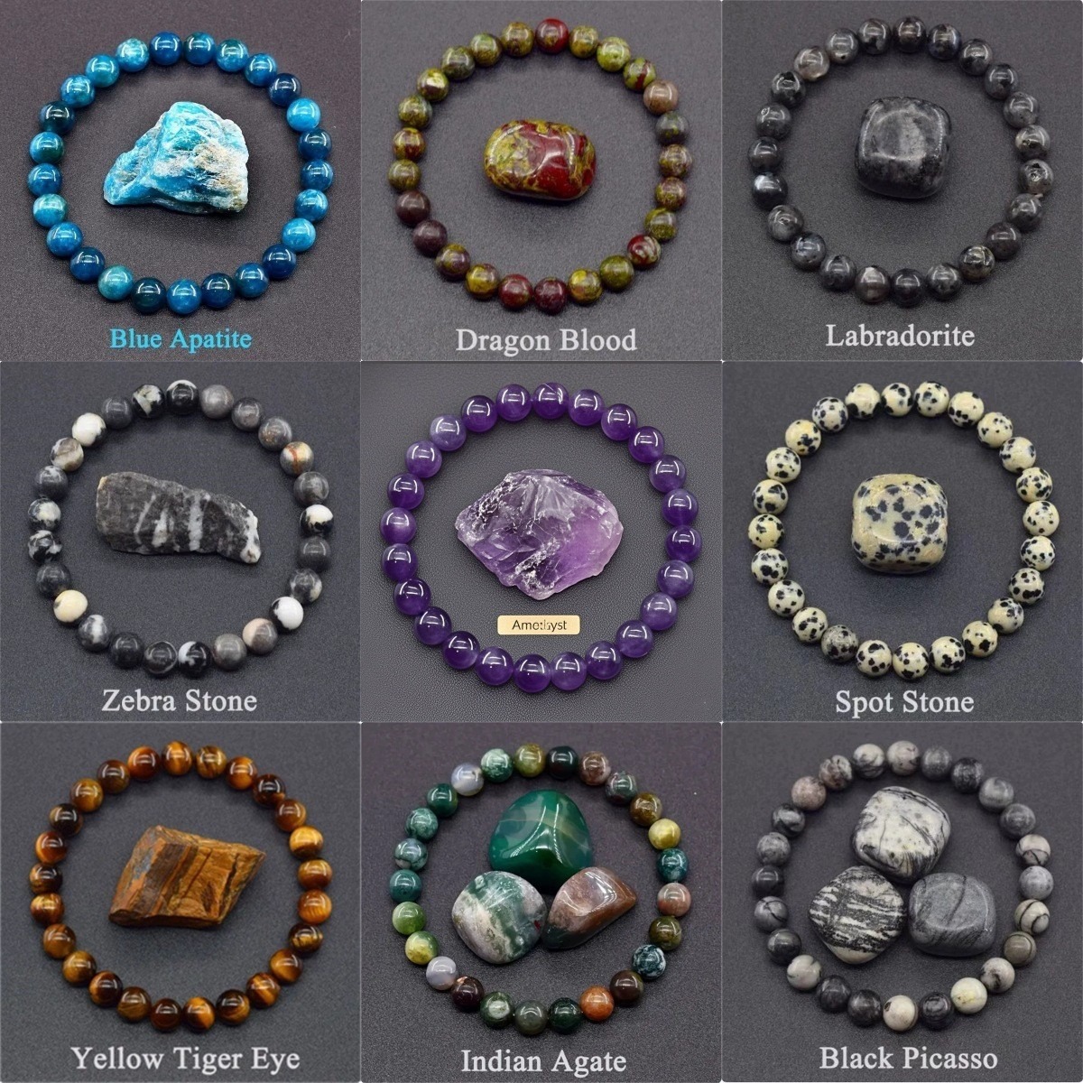 Natural Gemstone Bracelet