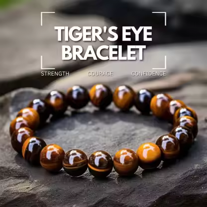 🐯Tiger Eye Courage Bead Bracelet