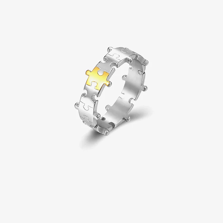 FOR LOVE - LOVE YOU FOREVER PUZZLE RING