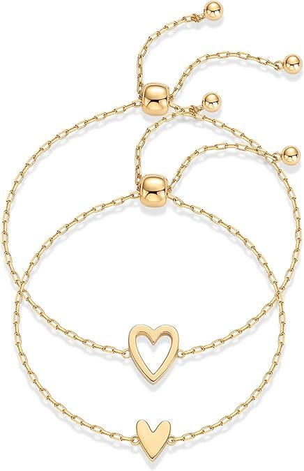 FOR LOVE - Matching Hearts Bracelet