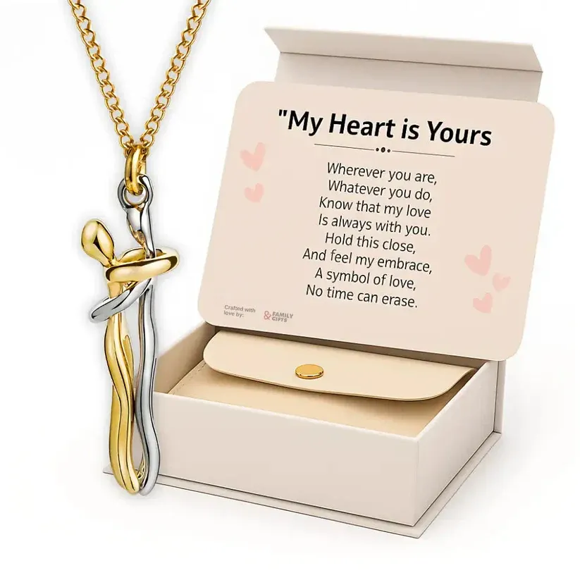 Hug Necklace + FREE Message Card