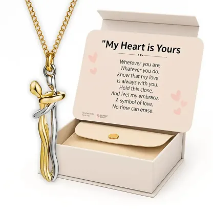 Hug Necklace + FREE Message Card