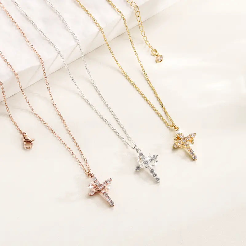 【LAST DAY 49% OFF】Crown Cross Necklace