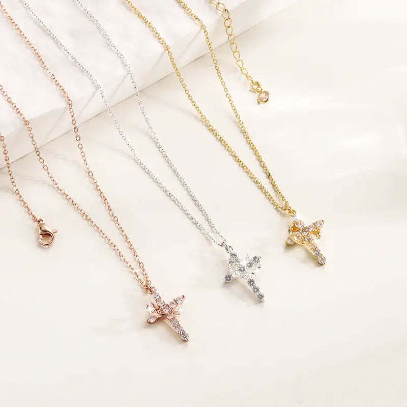 【LAST DAY 49% OFF】Crown Cross Necklace