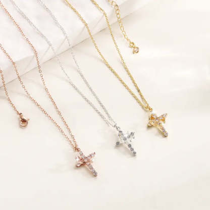 【LAST DAY 49% OFF】Crown Cross Necklace