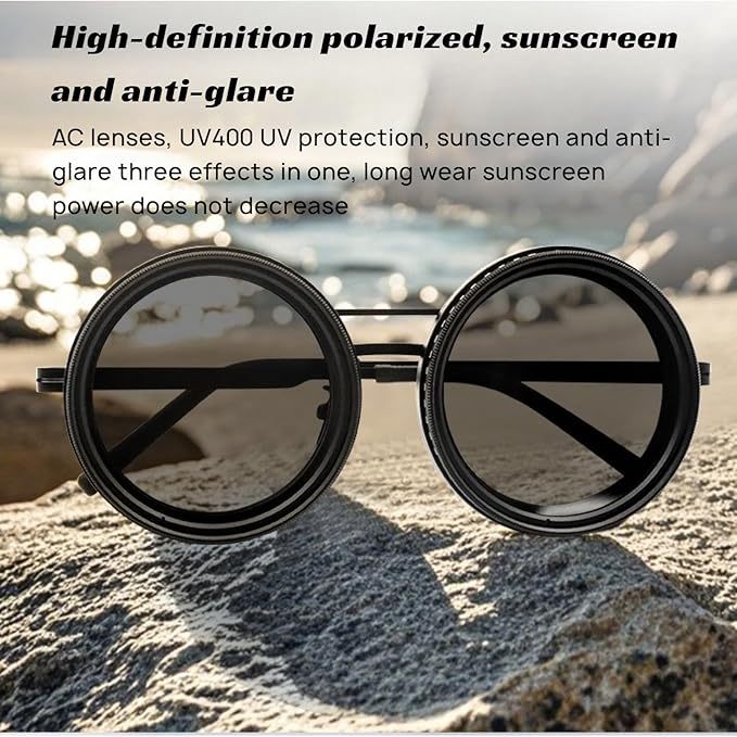 💥Last Day Promotion 49% OFF -🌟Retro Adjustable Tint Polarized Sunglasses