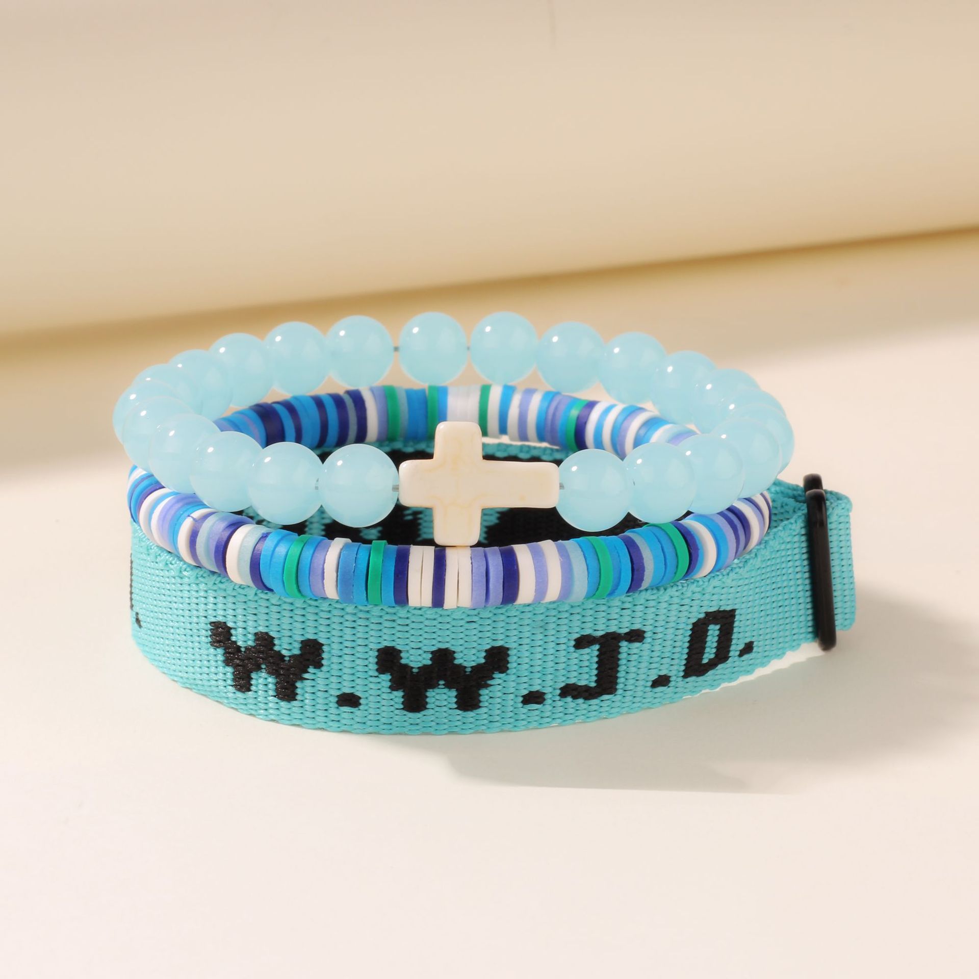 WWJD Christian Bracelet Set