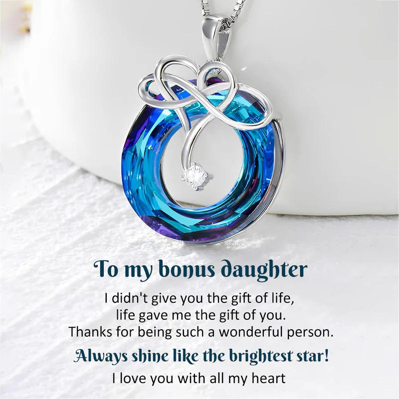 FOR BONUS DAUGHTER- LOVE YOU WITH ALL MY HEART NECKLACE