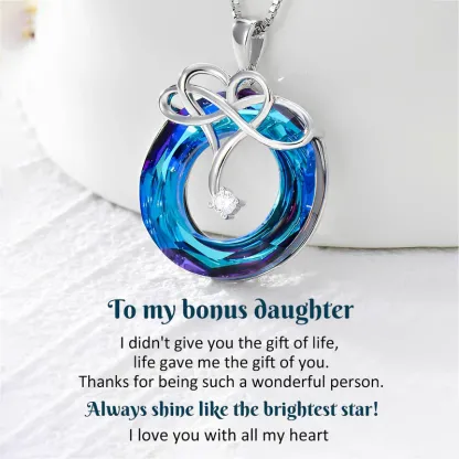 FOR BONUS DAUGHTER- LOVE YOU WITH ALL MY HEART NECKLACE