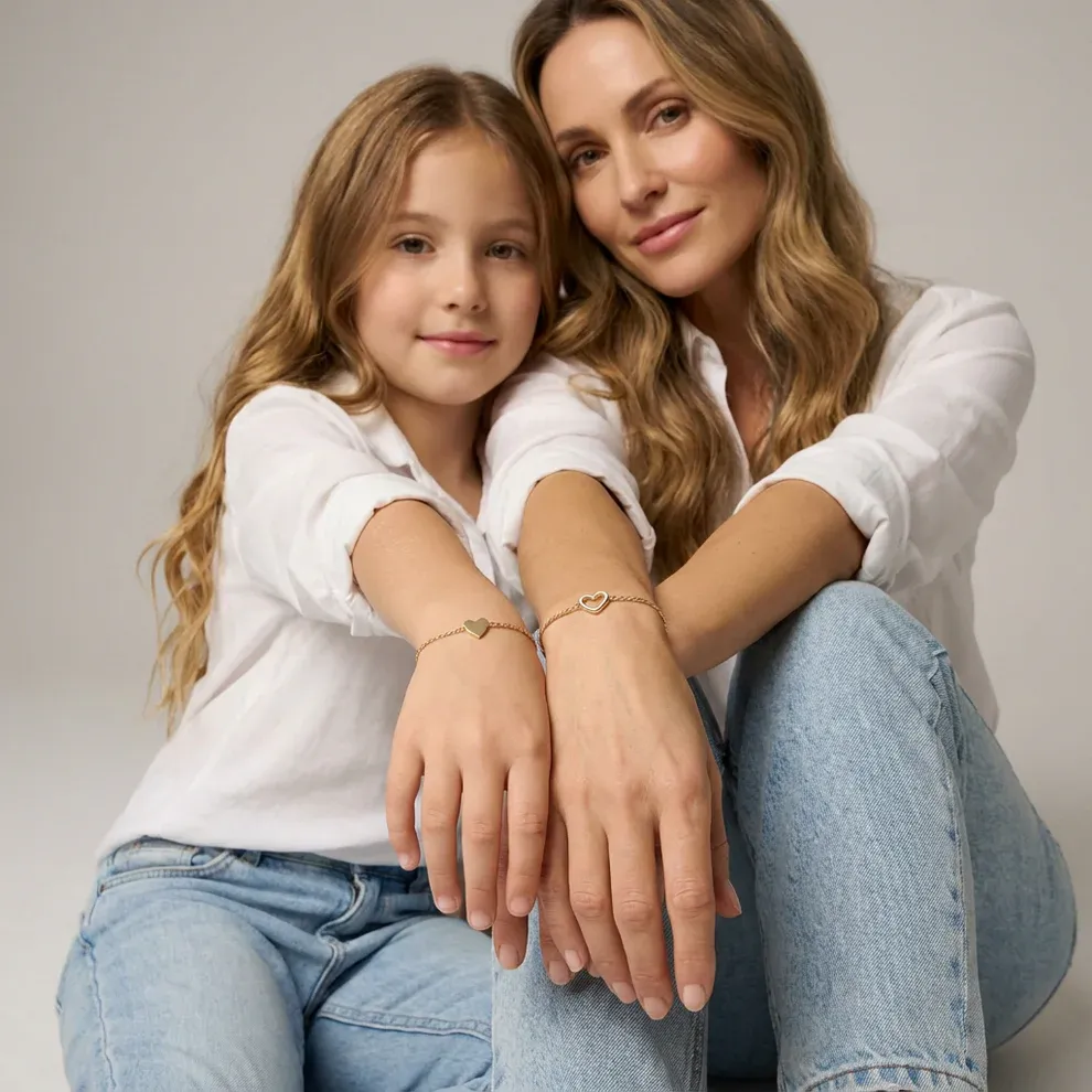 FOR LOVE - Matching Hearts Bracelet