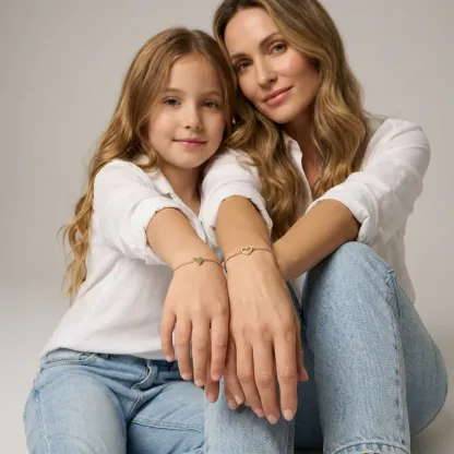 FOR LOVE - Matching Hearts Bracelet