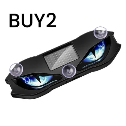  🚗🔆 Solar-Powered LED Car Warning Light – Solar-powered, weatherproof, automatic activation at dark – for more safety on the roadside. 🔥🛡️