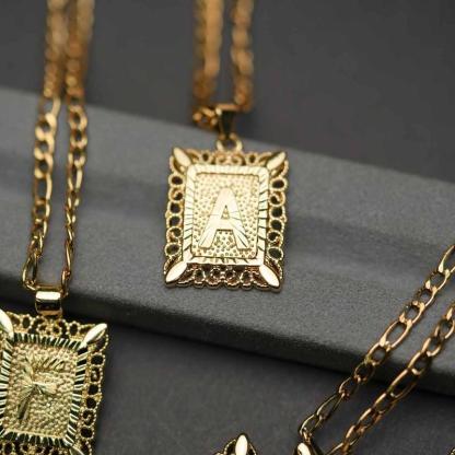【LAST DAY 49% OFF】Initial Letter Pendant Necklaces