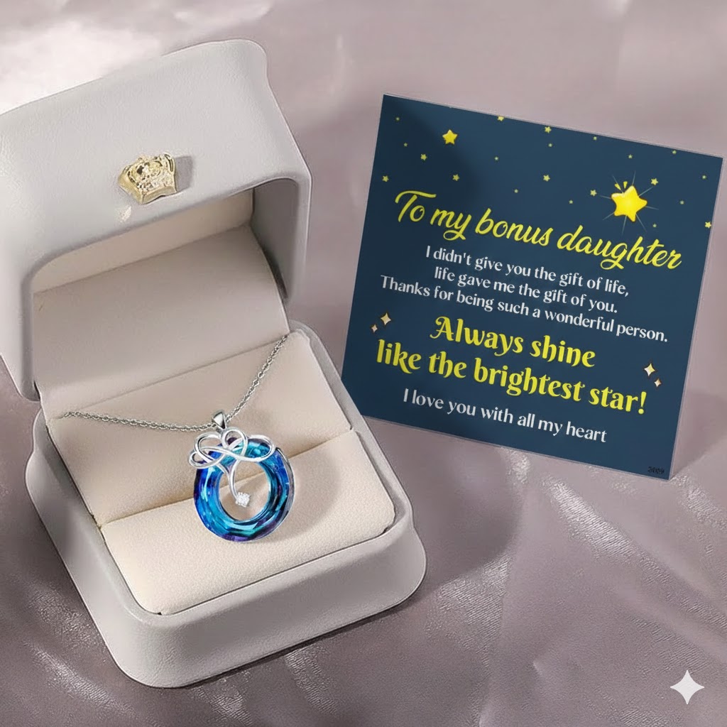 FOR BONUS DAUGHTER- LOVE YOU WITH ALL MY HEART NECKLACE