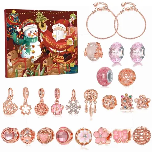  🎄24 DAYS OF CHRISTMAS ADVENT CALENDAR BRACELETS SET   