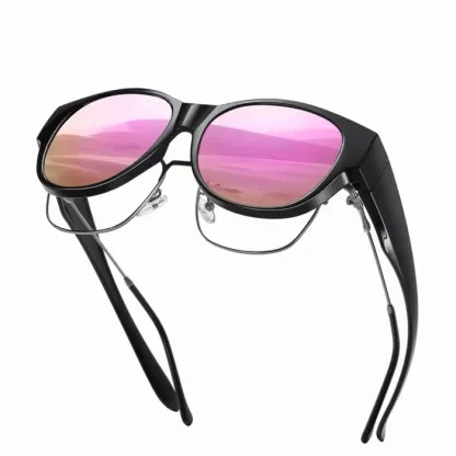 📢😎 2025 New Polarized UV400 Protection Trendy Round Cat-eye Sunglasses 😺🕶️