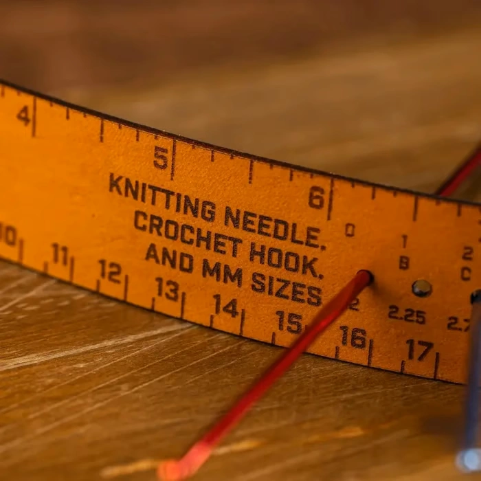 🔥LAST DAY SALE 49%OFF🧶The Crafters' Multi-Wrap | 7-in-1 Leather Measuring Tool