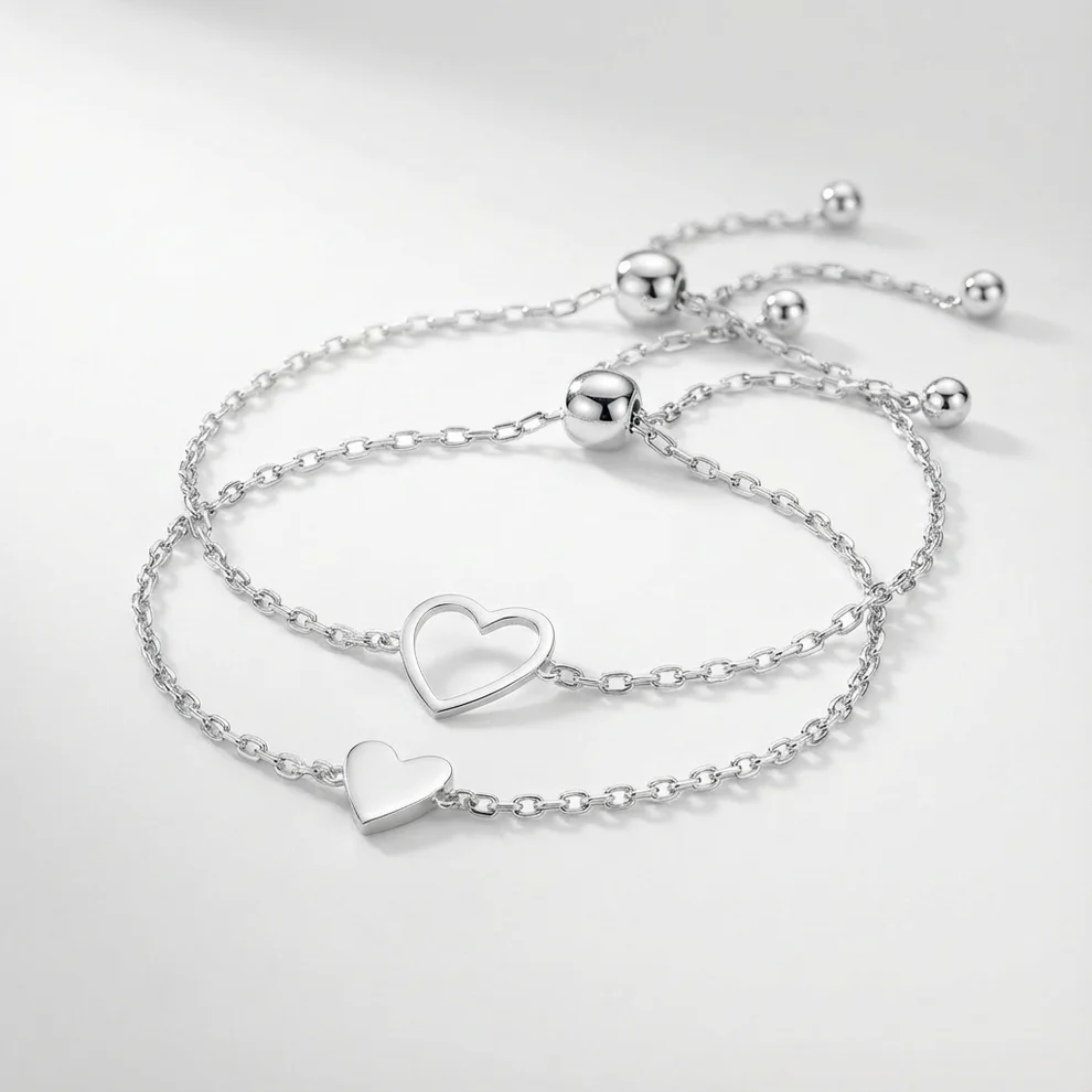 FOR LOVE - Matching Hearts Bracelet