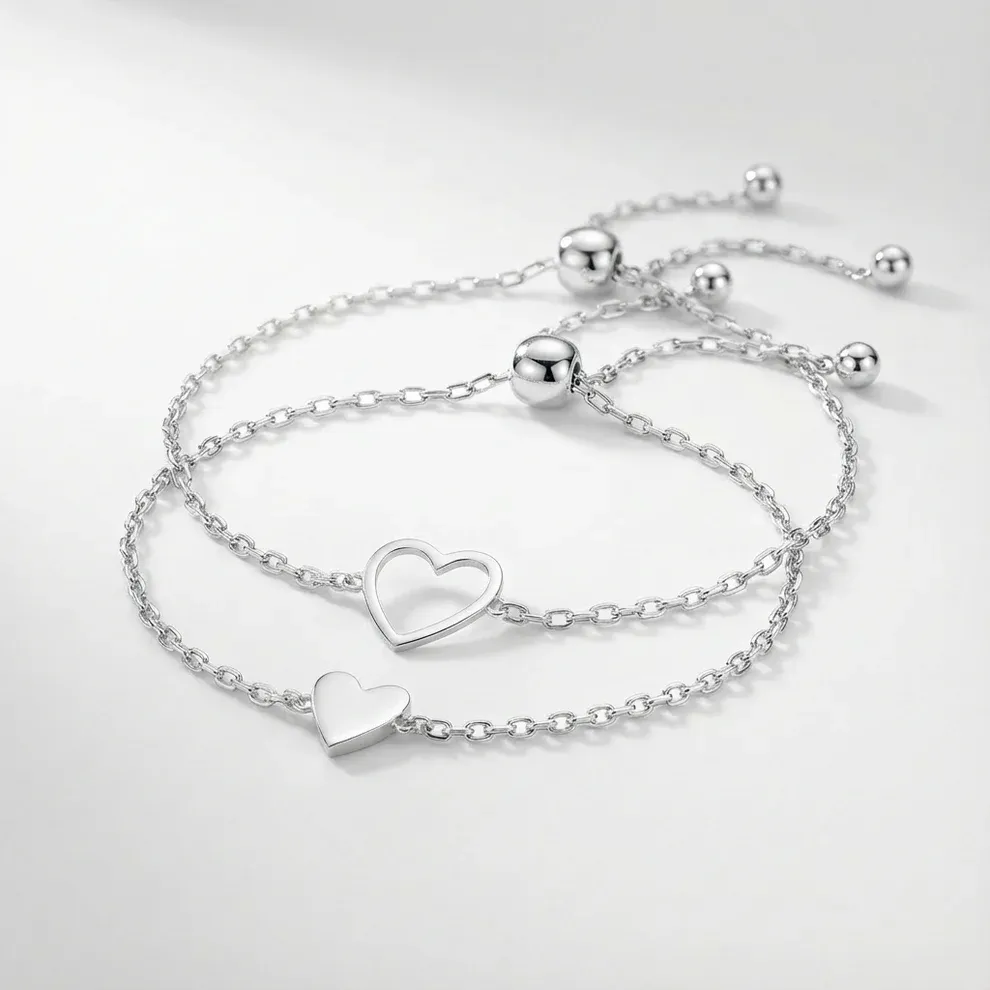 FOR LOVE - Matching Hearts Bracelet