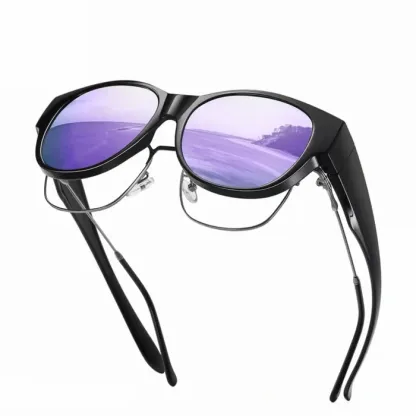 📢😎 2025 New Polarized UV400 Protection Trendy Round Cat-eye Sunglasses 😺🕶️
