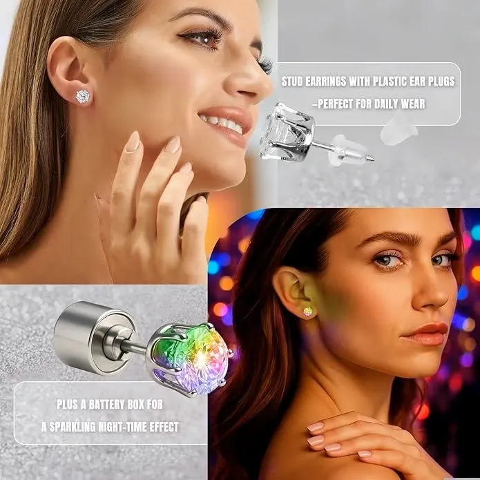 🔥2026 DEALS 49% Off✨LED Earrings, Light Up Stud Earrings