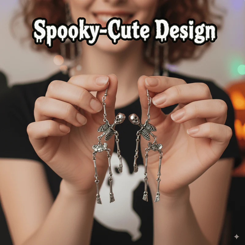 🎃 Hot Halloween Sale! 49% OFF - Skeleton Skull Earrings