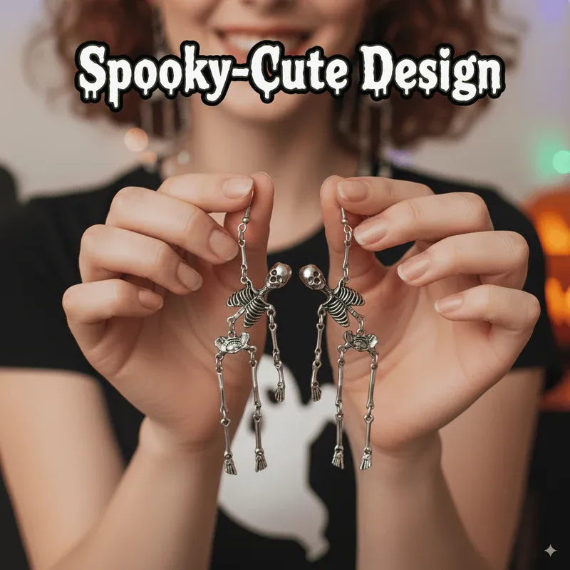 🎃 Hot Halloween Sale! 49% OFF - Skeleton Skull Earrings