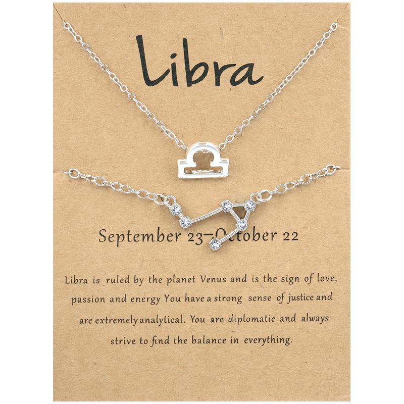 🖤Black Friday Deal✨ Zodiac Necklace & Bracelet Set