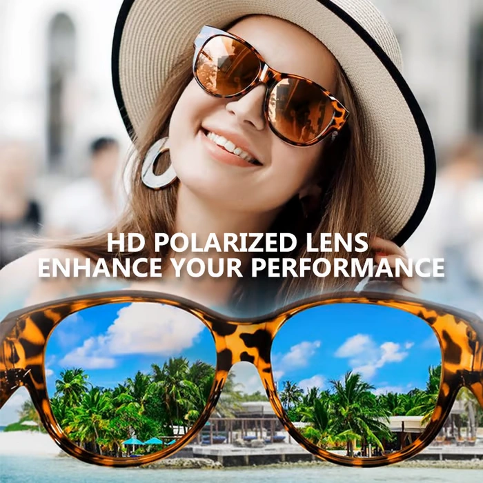 📢😎 2025 New Polarized UV400 Protection Trendy Round Cat-eye Sunglasses 😺🕶️