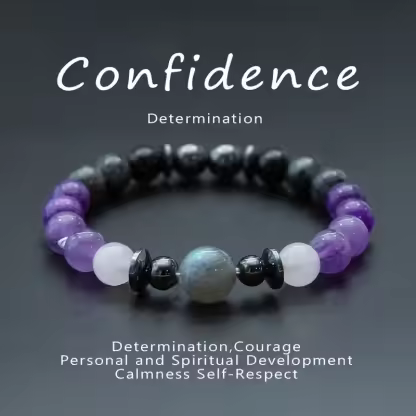 Real Natural Amethyst-Confidence Bracelet