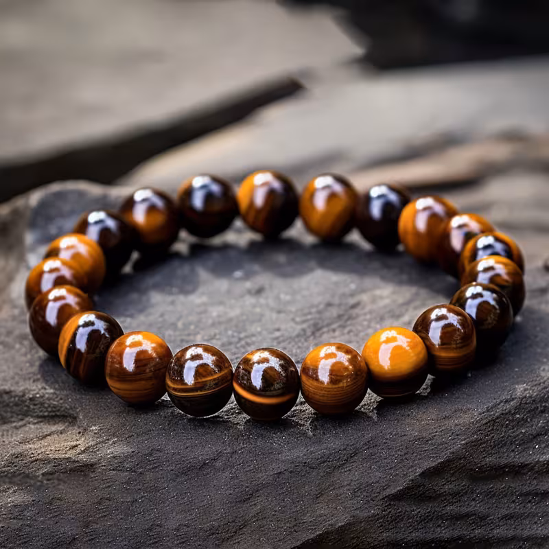 🐯Tiger Eye Courage Bead Bracelet